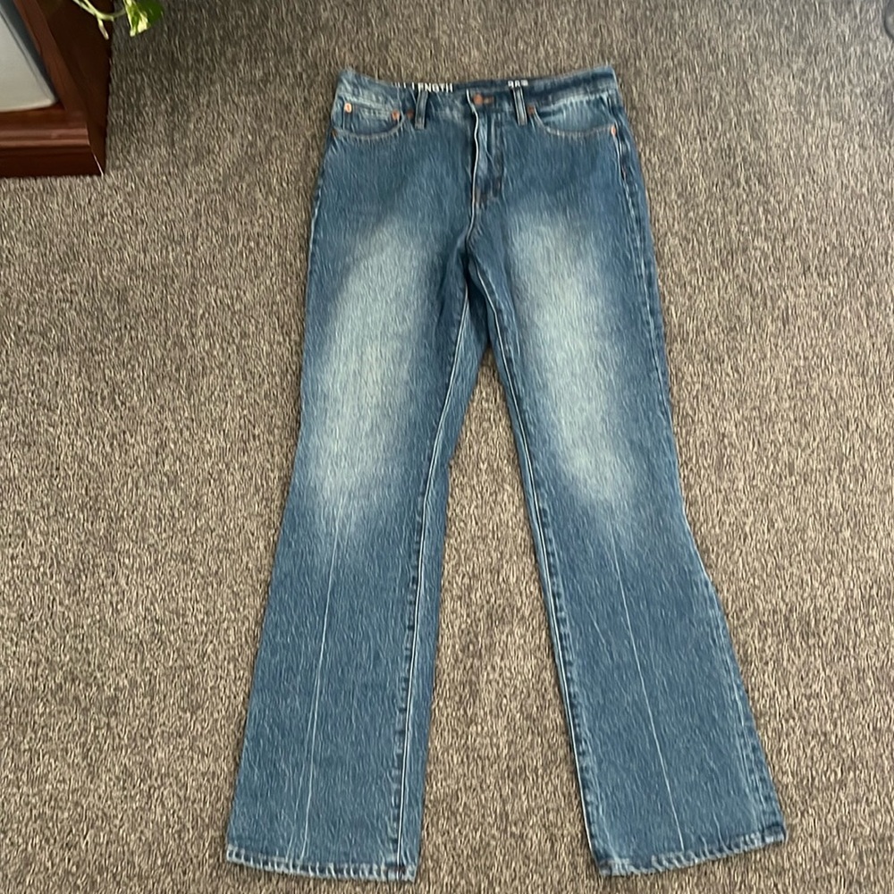 Jcrew blue Demi boot jeans, size 28T.